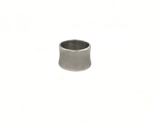 Teilmattierter Ring aus 925er Silber